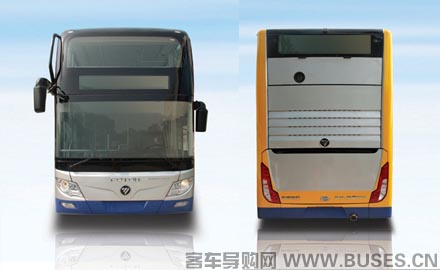 福田歐輝BJ6128EVCA雙層公交車（純電動24-68座）