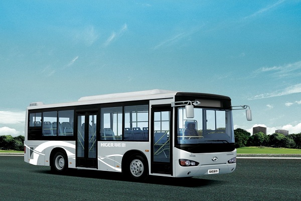 海格KLQ6850GAHEVC5E公交車（天然氣/電混動國五10-28座）