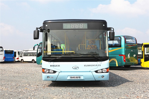 海格KLQ6129GAC5公交車（天然氣國五24-47座）