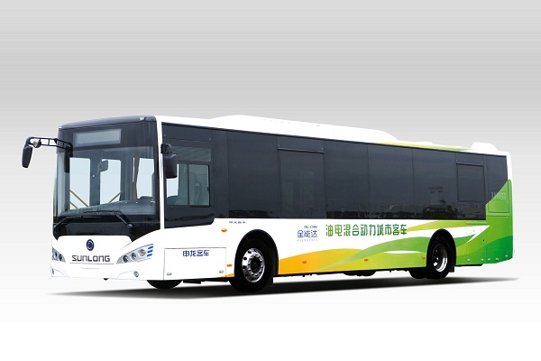 申龍SLK6129ULD5HEVE公交車（柴油/電混動(dòng)國五10-46座）