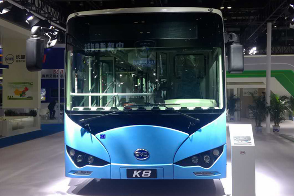 比亞迪BYD6100LGEV10公交車（純電動17-39座）