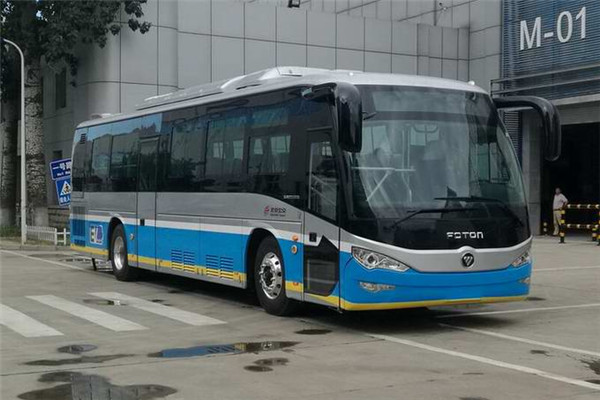 福田歐輝BJ6127SHEVCA插電式公交車（天然氣/電混動國五24-46座）